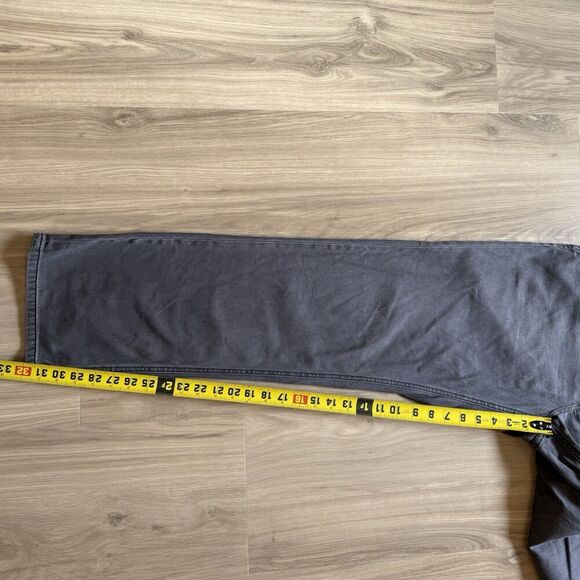 Carbon 2 Cobalt Men's Gray Jeans Size 36x32 Straight 5 Pocket 100% Cotton EUC - Picture 7 of 9